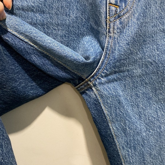 SLVRLAKE London Jeans Re-work Paneled 2 Tone Reverse Denim Jeans Size 32 - Picture 8 of 16